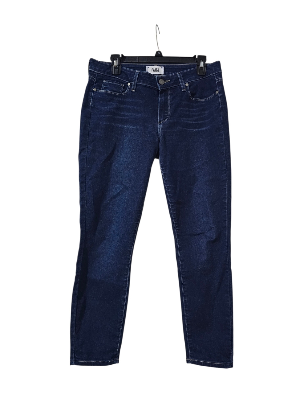 PAIGE Dark Indigo Skinny Jeans